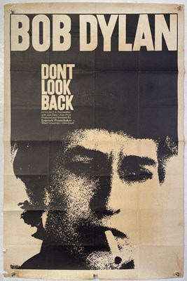 Lot 24 - BOB DYLAN - ORIGINAL ONE-SHEET POSTER FOR 'DON'T LOOK BACK' (1967).