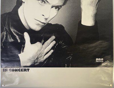 Lot 26 - DAVID BOWIE - ORIGINAL HEROES RCA PROMOTIONAL/CONCERT POSTER.