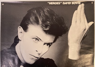 Lot 26 - DAVID BOWIE - ORIGINAL HEROES RCA PROMOTIONAL/CONCERT POSTER.