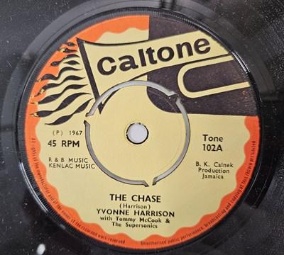 Lot 321 - YVONNE HARRISON - THE CHASE 7" (CALTONE 102)