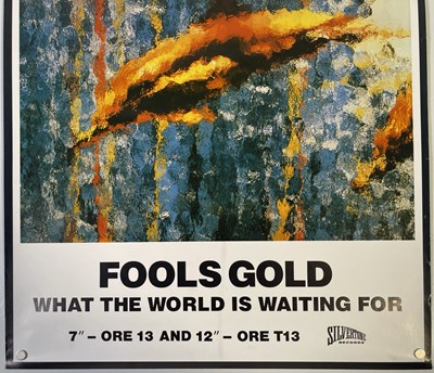 Lot 31 - THE STONE ROSES - ORIGINAL 'FOOLS GOLD' POSTER.