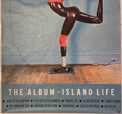 Lot 32 - GRACE JONES - ORIGINAL ISLAND LIFE BILLBOARD POSTER.