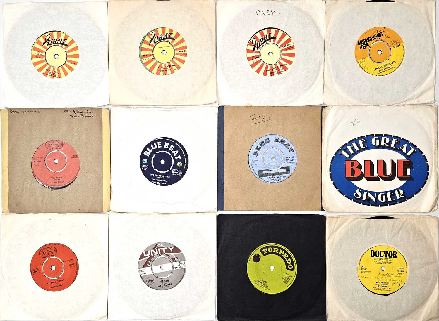 Lot 324 - REGGAE - 7" PACK