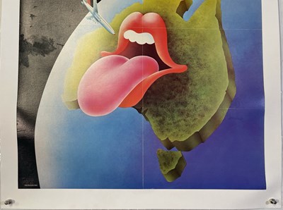Lot 33 - THE ROLLING STONES - ORIGINAL 1973 AUSTRALIAN TOUR POSTER.