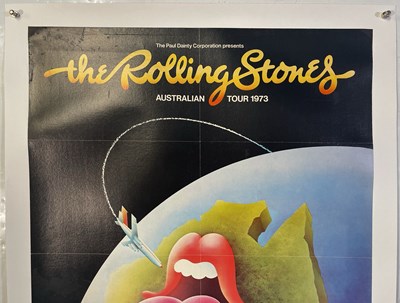 Lot 33 - THE ROLLING STONES - ORIGINAL 1973 AUSTRALIAN TOUR POSTER.