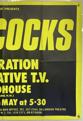 Lot 34 - BUZZCOCKS / PENETRATION / ALTERNATIVE TV - ORIGINAL 1978 CONCERT POSTER.