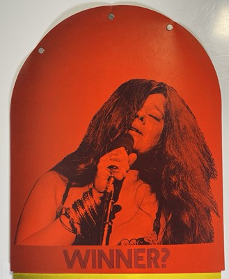 Lot 35 - JIMI HENDRIX / JANIS JOPLIN - ORIGINAL 1970 'WINNER WINNER' POSTER.