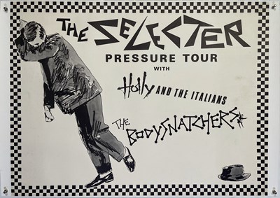 Lot 36 - THE SELECTER - ORIGINAL 1980 PRESSURE TOUR POSTER.