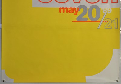 Lot 74 - THE HACIENDA - ORIGINAL 7TH BIRTHDAY POSTER.