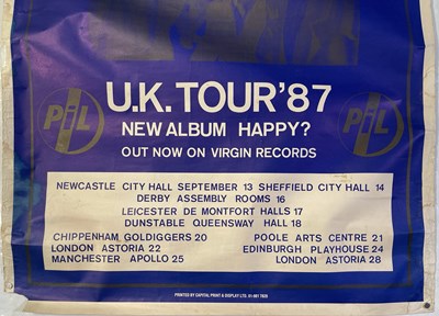 Lot 41 - PUBLIC IMAGE LTD - ORIGINAL 1987 TOUR POSTER.