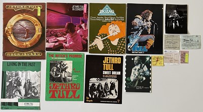 Lot 168 - JETHRO TULL PROGRAMMES AND TICKETS