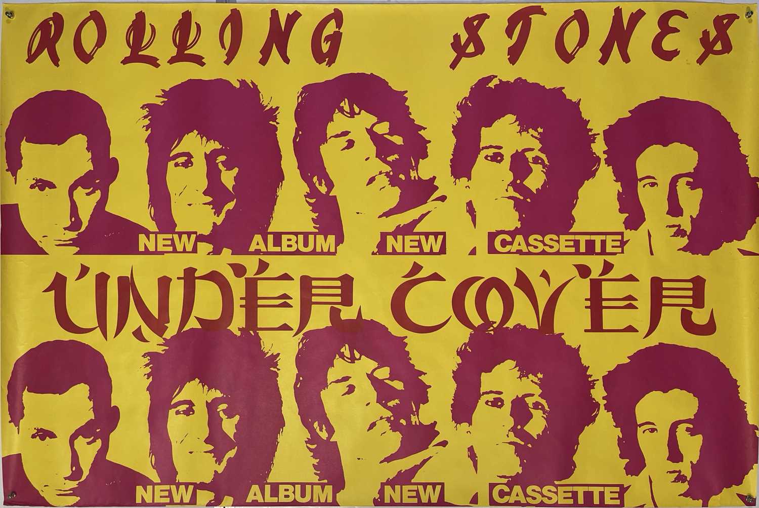 Lot 45 - THE ROLLING STONES - ORIGINAL 'UNDERCOVER' BILLBOARD POSTER.