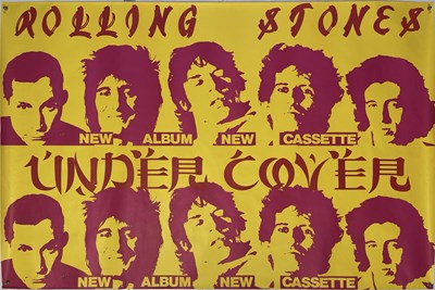 Lot 45 - THE ROLLING STONES - ORIGINAL 'UNDERCOVER' BILLBOARD POSTER.