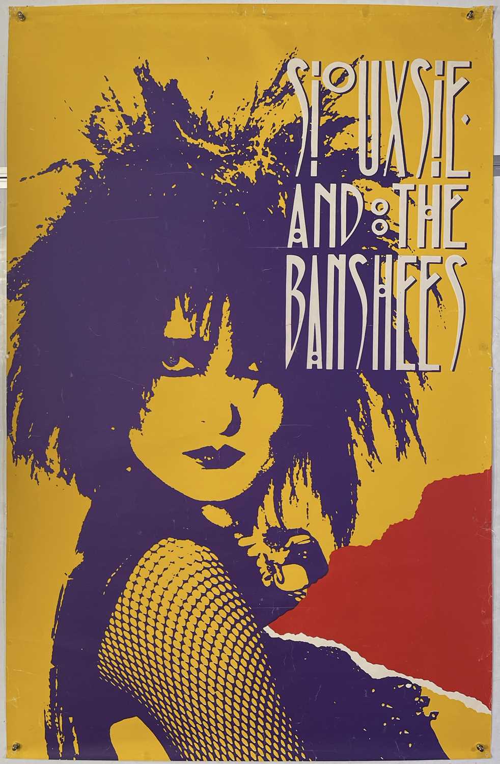 Lot 46 - SIOUXSIE AND THE BANSHEES - ORIGINAL BILLBOARD POSTER.
