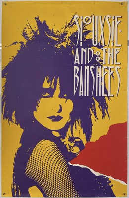 Lot 46 - SIOUXSIE AND THE BANSHEES - ORIGINAL BILLBOARD POSTER.