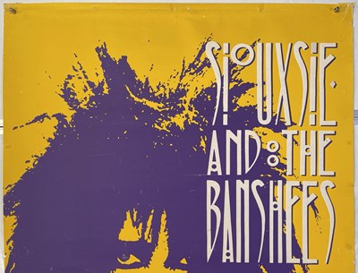 Lot 46 - SIOUXSIE AND THE BANSHEES - ORIGINAL BILLBOARD POSTER.