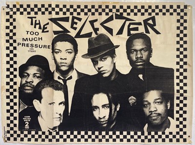 Lot 48 - THE SELECTER - ORIGINAL TOO MUCH PRESSURE PROMO POSTER.