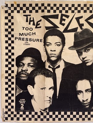Lot 48 - THE SELECTER - ORIGINAL TOO MUCH PRESSURE PROMO POSTER.