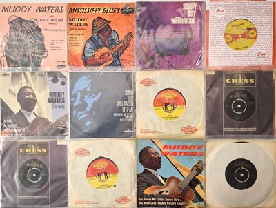 Lot 336 - MUDDY WATERS / SONNY BOY WILLIAMS - 7" PACK