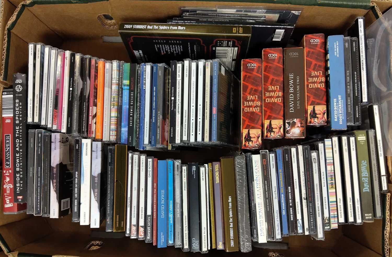 Lot 64 - DAVID BOWIE AND RELATED CD AND DVD COLLECTION