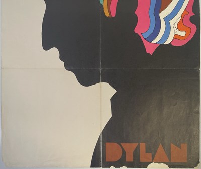 Lot 50 - MILTON GLASER - BOB DYLAN 1966 PROMOTIONAL POSTER.