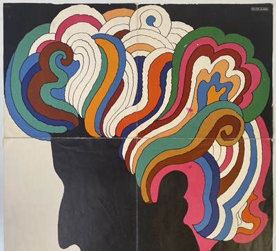 Lot 50 - MILTON GLASER - BOB DYLAN 1966 PROMOTIONAL POSTER.