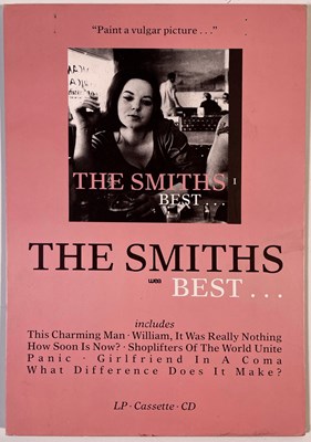 Lot 203 - THE SMITHS - ORIGINAL 'BEST' SHOP DISPLAY POP UP.