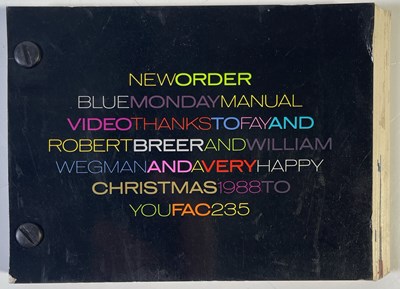 Lot 84 - FAC235 - BLUE MONDAY CHRISTMAS FLIPBOOK.