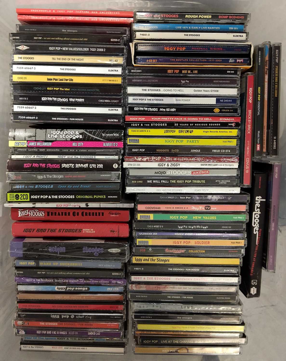 Lot 69 - IGGY POP AND THE STOOGES CD COLLECTION