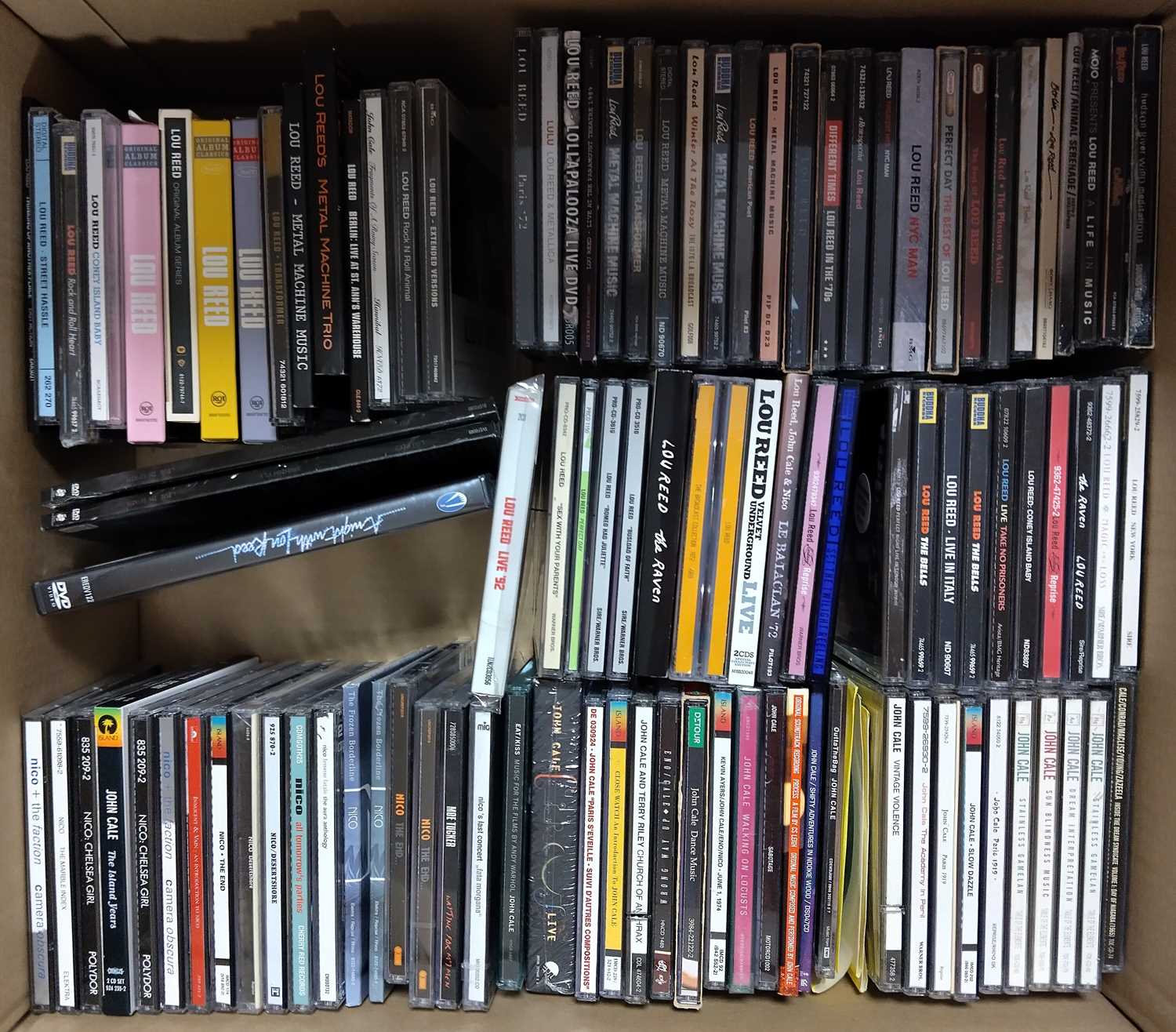 Lot 70 - LOU REED, VELVET UNDERGROUND, JOHN CALE AND RELATED CD COLLECTION