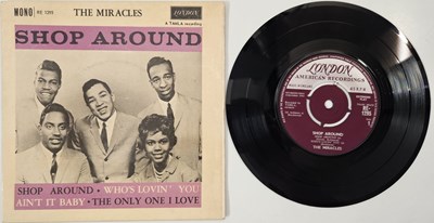 Lot 355 - THE MIRACLES - SHOP AROUND 7" (RE-1295)