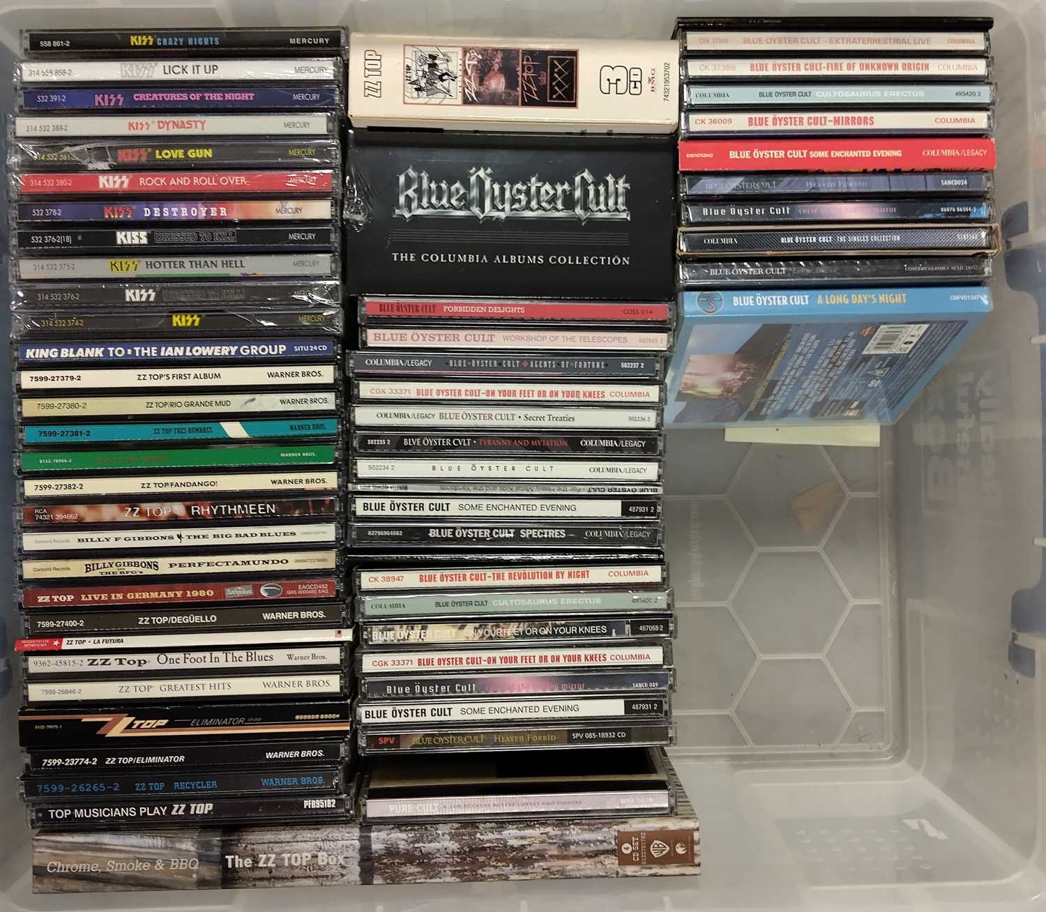 Lot 79 - BLUE ÖYSTER CULT, KISS, AND ZZ TOP COLLECTION