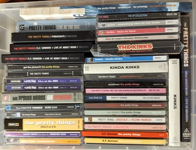 Lot 84 - THE PRETTY THINGS AND THE KINKS CD COLLECTION