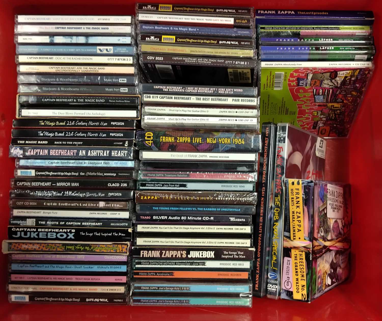 Lot 85 - CAPTAIN BEEFHEART AND FRANK ZAPPA CD COLLECTION