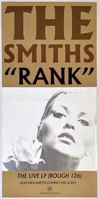 Lot 129 - THE SMITHS - ORIGINAL ROUGH TRADE PROMOTIONAL POSTER FOR 'RANK'.