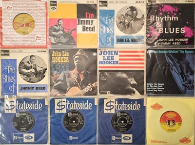 Lot 367 - JIMMY REED & JOHN LEE HOOKER - 7" PACK