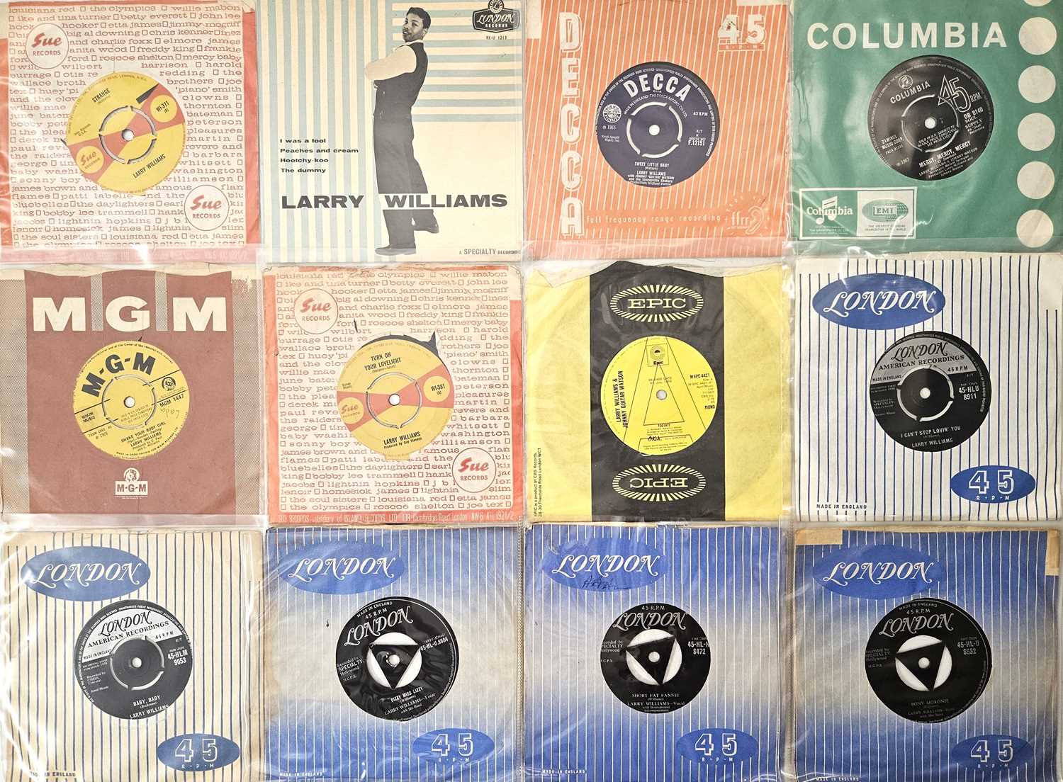 Lot 368 - LARRY WILLIAMS - 7" PACK