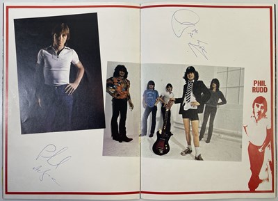 Lot 450 - AC/DC - SIGNED CONCERT PROGRAMME.