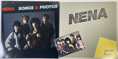 Lot 283 - NENA - FULLY SIGNED POSTCARD AND PHOTO BOOK.