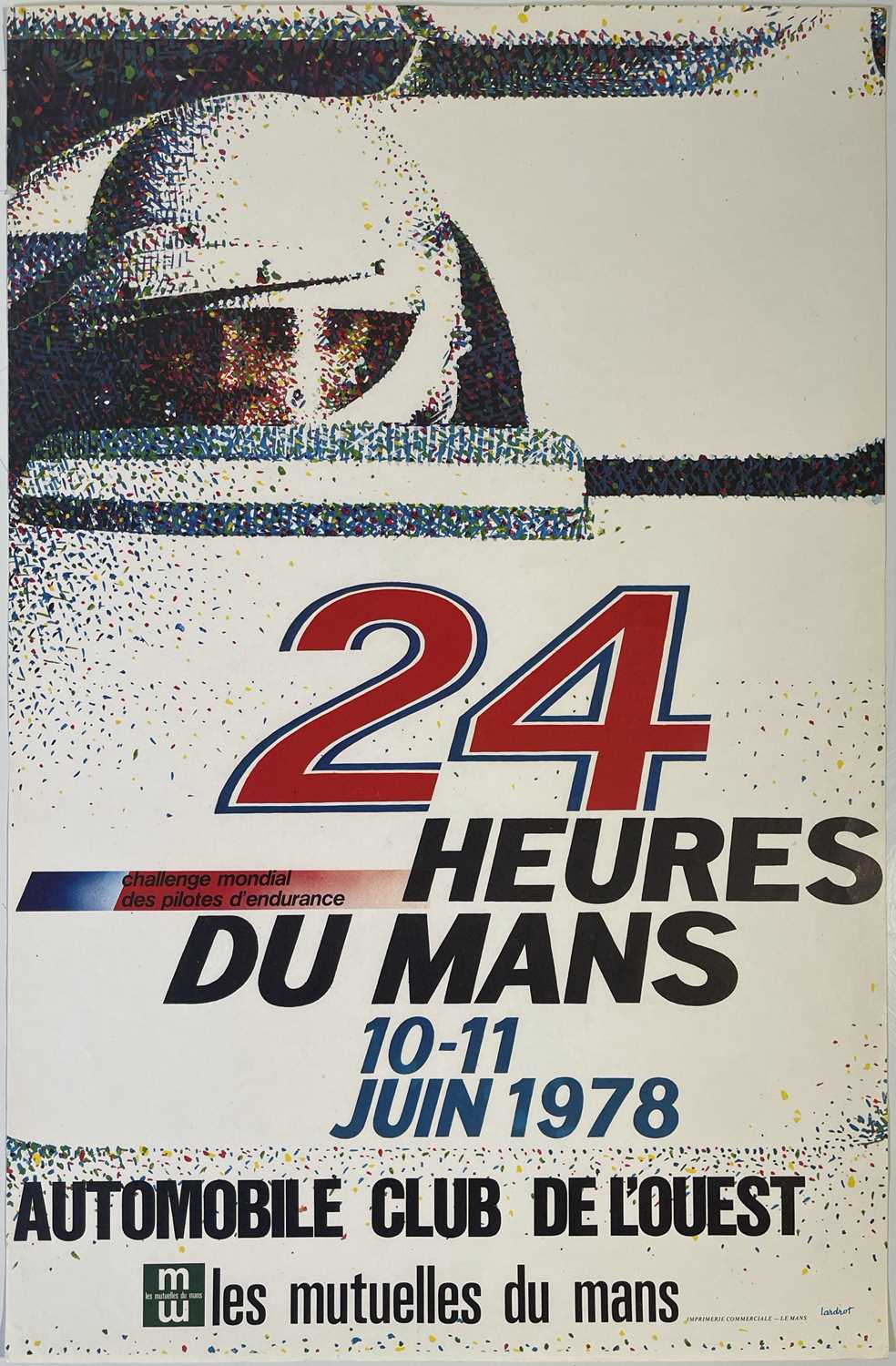 Lot 2 - MOTORSPORT - ORIGINAL 1978 LE MANS POSTER.