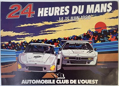 Lot 3 - MOTORSPORT - ORIGINAL 1980 LE MANS POSTER.