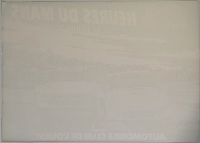 Lot 3 - MOTORSPORT - ORIGINAL 1980 LE MANS POSTER.