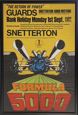 Lot 6 - MOTORSPORT - FORMULA 5000 AND OTHER EVENTS.