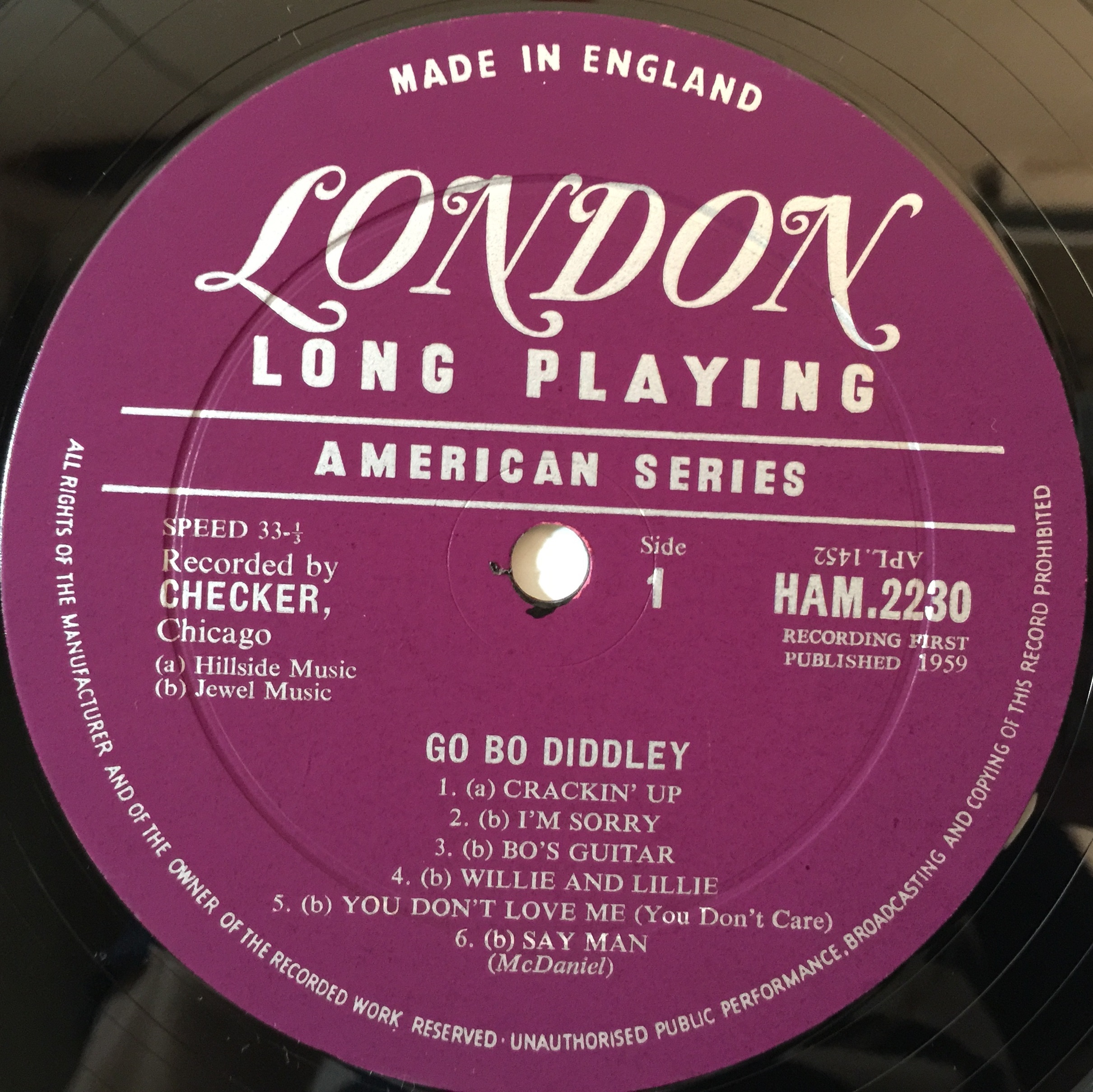 Bo Diddley - Bo Diddley Is A Lover - Vinyl - Mono Edition