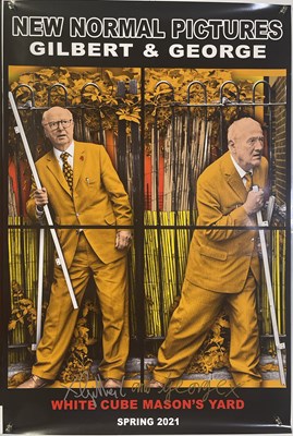 Lot 12 - GILBERT AND GEORGE - COLLECTION OF SIX SIGNED EXHIBITION POSTERS.