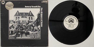 Lot 394 - HENRY FRANKLIN - THE SKIPPER AT HOME LP (US QUADRAPHONIC PROMO - BLACK JAZZ - BJQD 17)