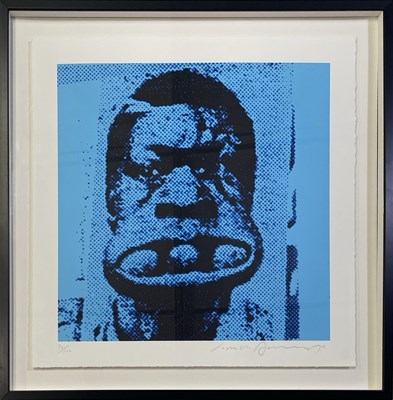 Lot 213 - JOHN VAN HAMERSVELD - STONEHEAD - SIGNED LIMITED EDITION PRINT.