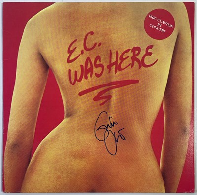 Lot 417 - ERIC CLAPTON SIGNED LP SLEEVE.