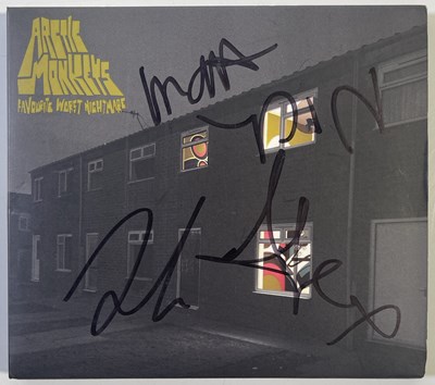 Lot 292 - ARCTIC MONKEYS - SIGNED CD COPY OF 'FAVOURITE WORST NIGHTMARE'.