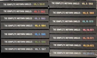 Lot 411 - THE COMPLETE MOTOWN SINGLES VOLS 1 TO 12B 7"/ CD BOX SETS